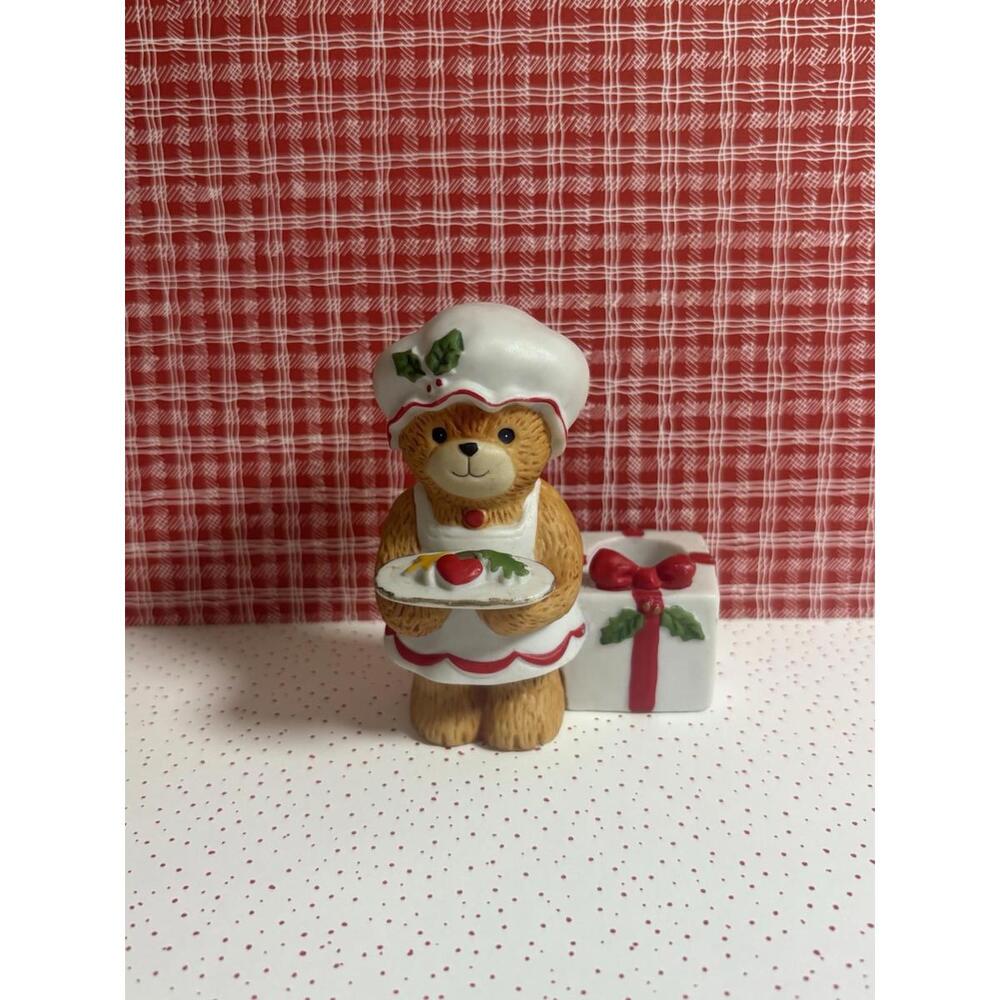 Vintage Christmas Bear Votive‎ Candle Holder